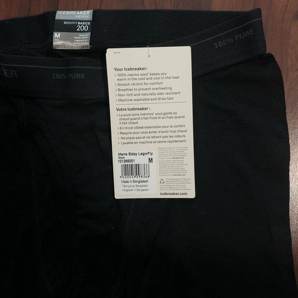 Icebreaker Merino Wool Men’s Pants - Picture 3 of 3